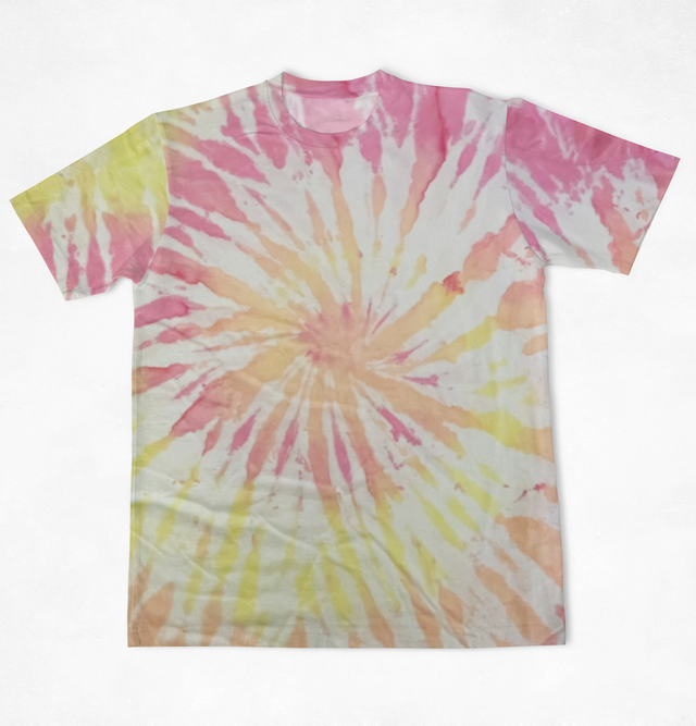 Champagne Tie Dye Unisex Oversized T-Shirt