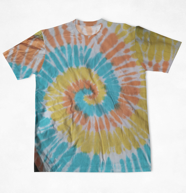 Vanilla Dragonfruit Tie Dye Unisex Oversized T-Shirt