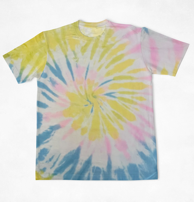 Good Vibes Tie Dye Unisex Oversized  T-Shirt